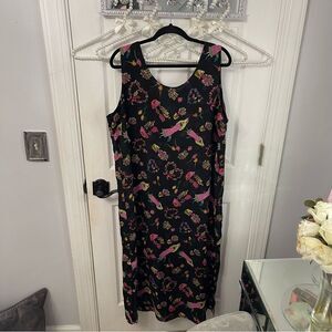 Vintage Impressions Flower & Polka Dot Layer Dress